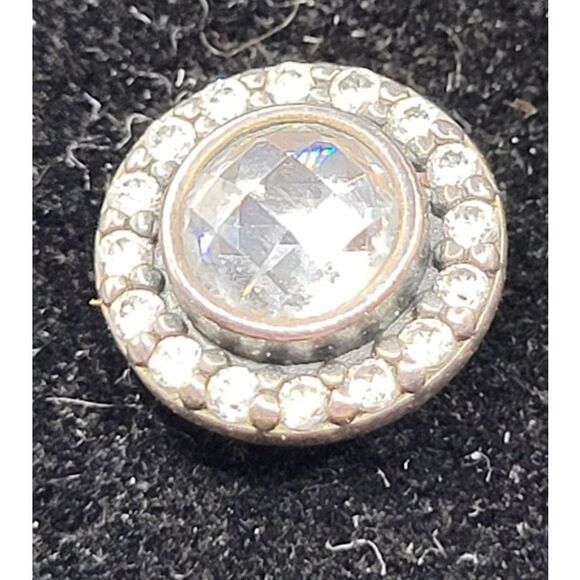 ALE Sterling Silver Round Stud Earrings .4in - Picture 1 of 4